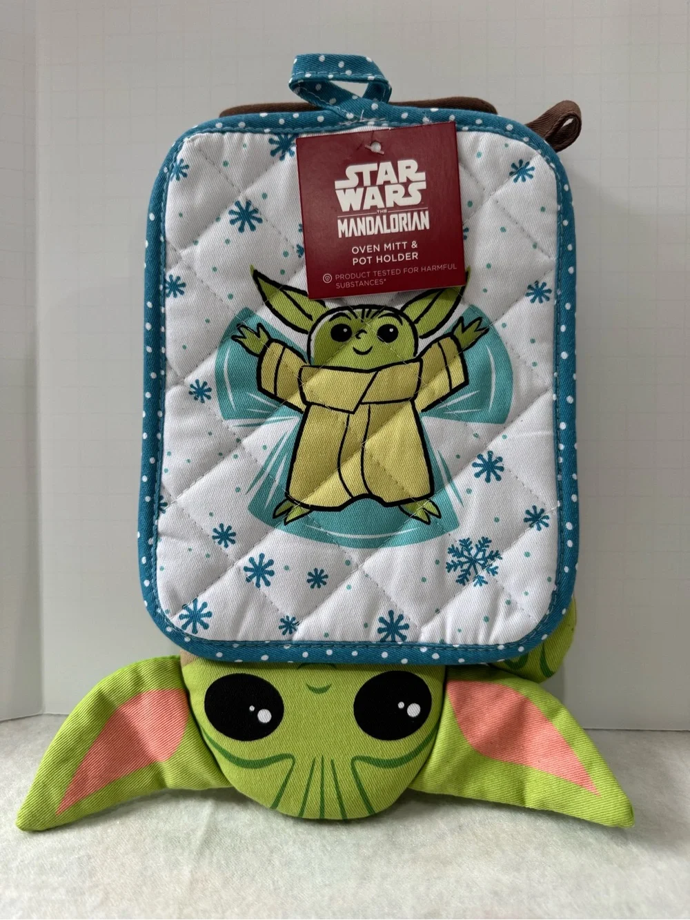 Star Wars Mandalorian Kitchen Oven Mitt & Pot Holder - Holiday
